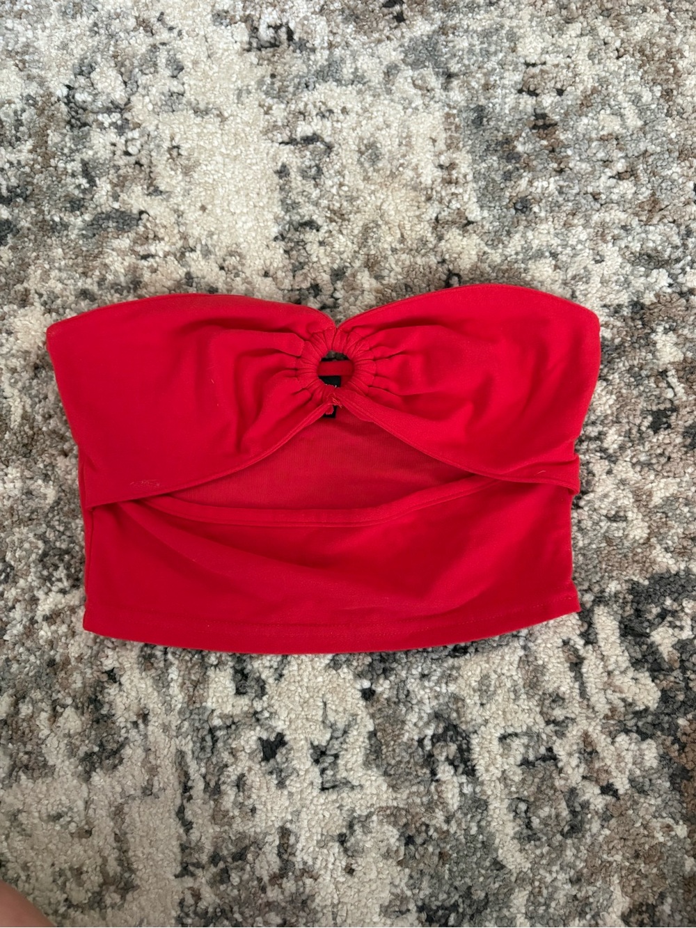 Keyhole Cutout Tube Top